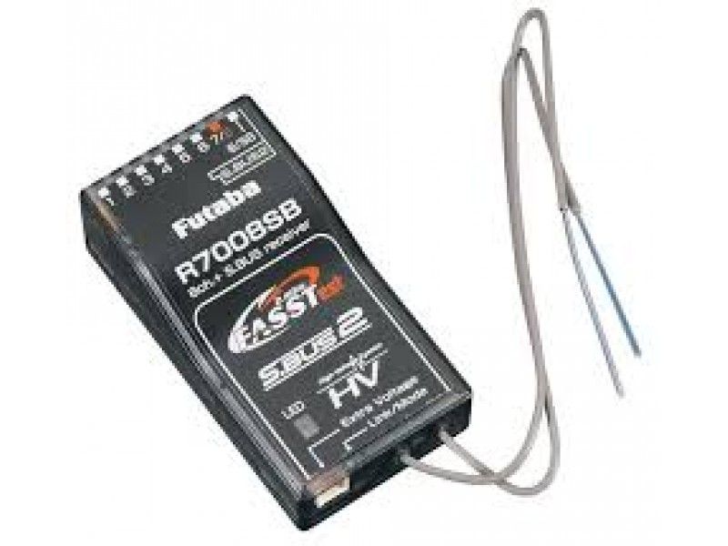 Futaba 純正R6208SB 8ch Futaba R6208SB 8-Channel 2.4GHz FASST Hi-Voltage Receiver